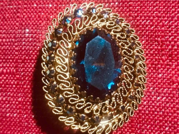 Gold and Sapphire Pendant