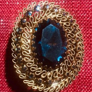 Gold and Sapphire Pendant