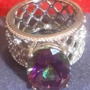 Purple Amethyst Ring