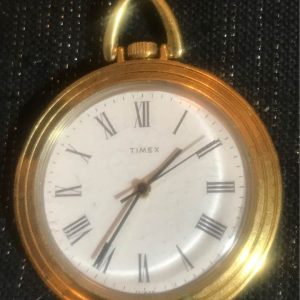 Timex Gold Mechanical Pocket Watch