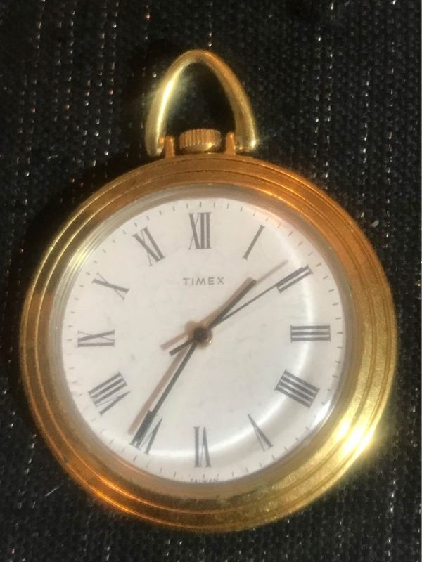 Timex Gold Mechanical Pocket Watch