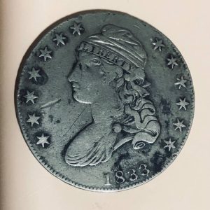 1833 Capped Bust Half Dollar