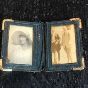 Vintage photos of grandmother, grandfather, uncle In Display small holder