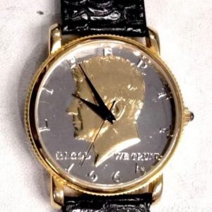 Wrist Watch US Half Dollar The American Historical Society Timepieces Silver