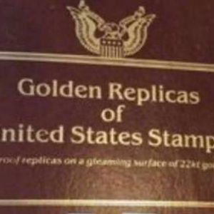 Postal Commemorative Society FDC Collection: 850 Covers with 22KT Gold Replica Stamps (1980-1995)