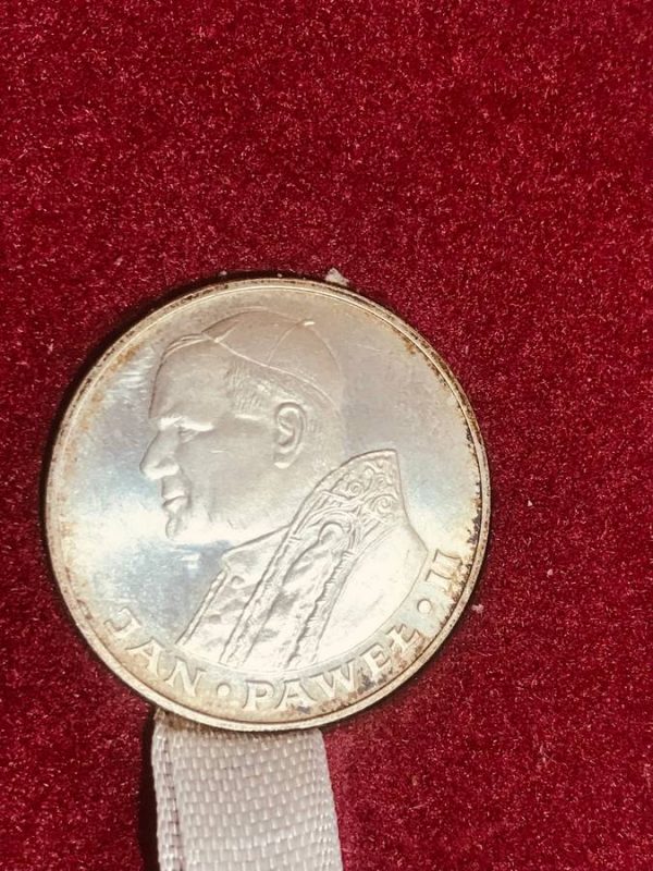 1983 Poland 1000 Zlotych Silver Coin - John Paul II Visit