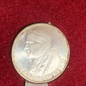 1983 Poland 1000 Zlotych Silver Coin - John Paul II Visit