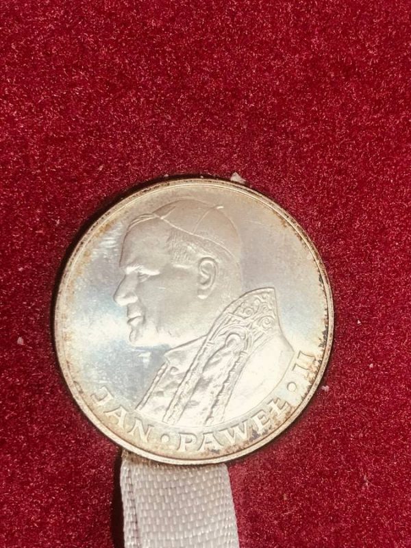 1983 Poland 1000 Zlotych Silver Coin - John Paul II Visit