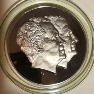 1973 Inaugural Medal Nixon Agnew Solid Bronze Proof Edition