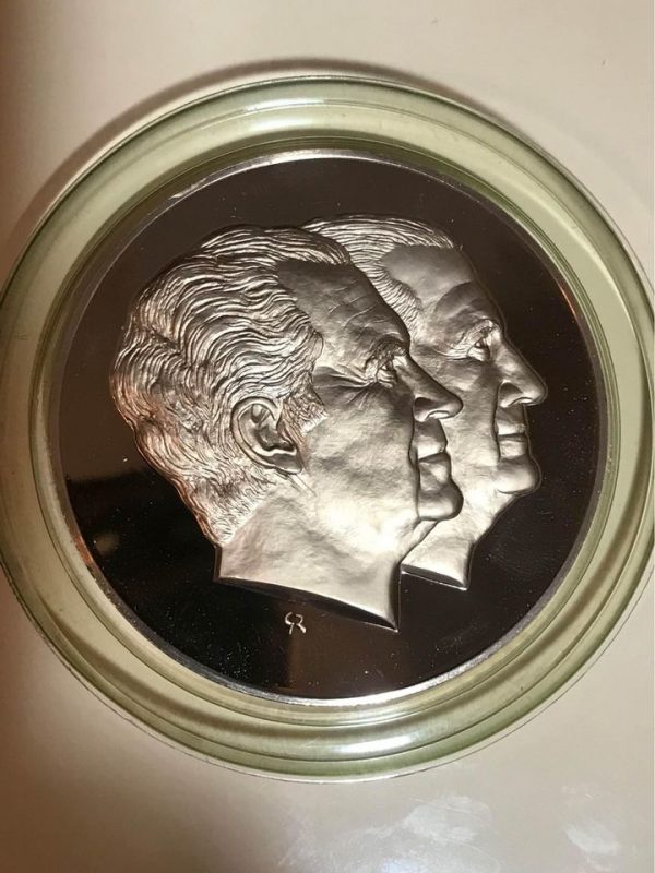 1973 Inaugural Medal Nixon Agnew Solid Bronze Proof Edition