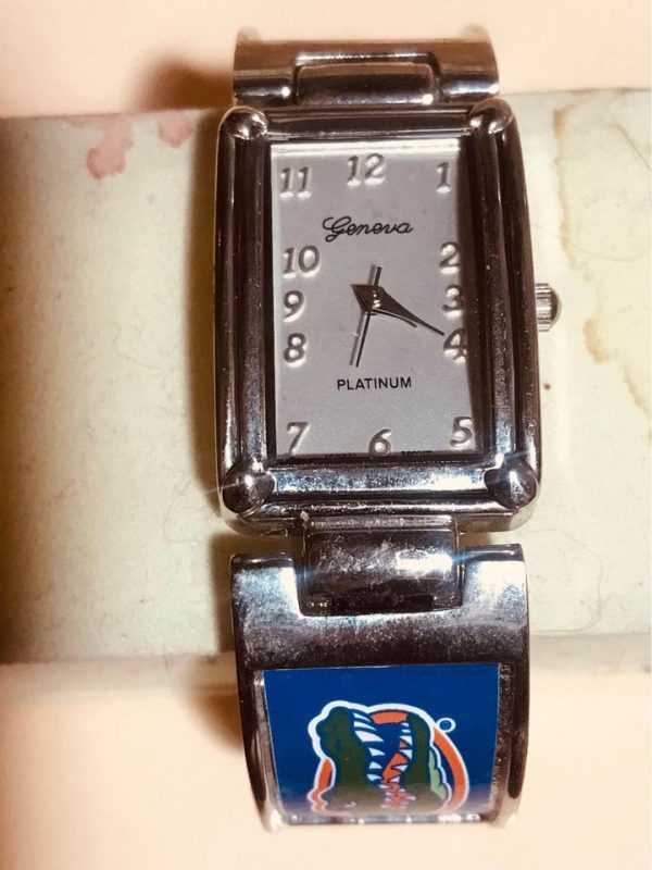 florida-gators-silver-toned-wrist-watch-geneva-platinum-quartz