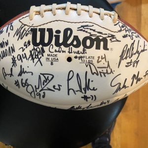 University of Miami 1991 NCAA Football Championship Team Autographed Football