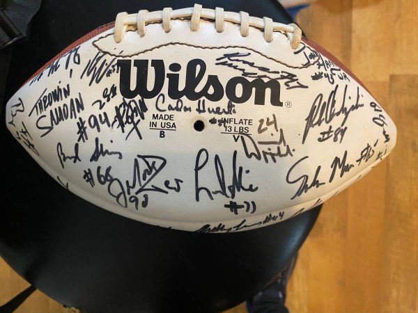 University of Miami 1991 NCAA Football Championship Team Autographed Football